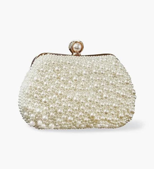 Azazie Women's Polyester Pearl Bag