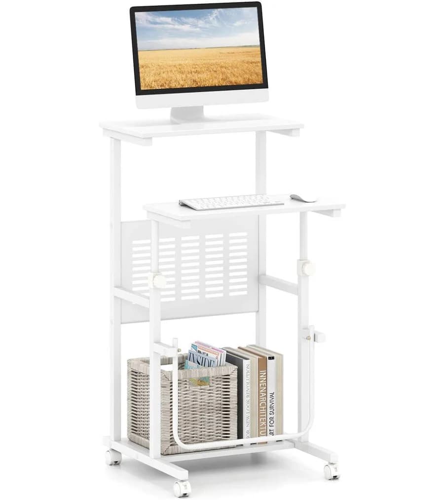 Inbox Zero Mobile Stand Up Desk