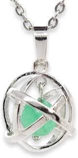 TENET Genesa Pendant with Ball (Aventurine) : Amazon.com.be: Fashion