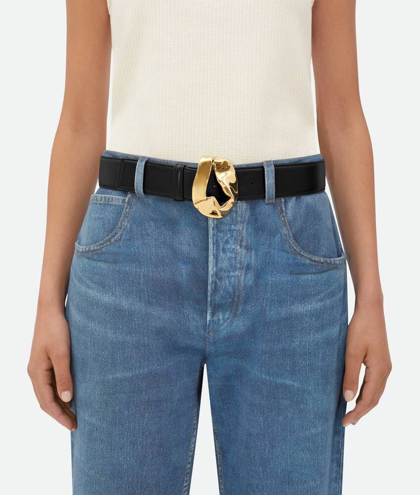 Bottega Veneta® Women's Abstract Belt in Black. Shop online now.