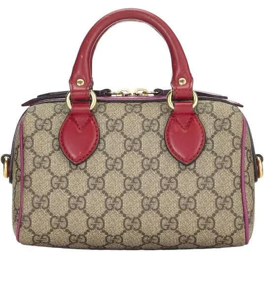 Gucci GG Supreme Canvas Boston Mini Bag