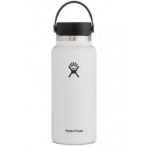 Hydro Flask 32oz Wide Mouth Insulated Bottle with Flex Cap - Black by Sportsman's Warehouse