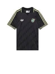 adidas Originals Jamaica Football Federation Polo in Black | FWRD