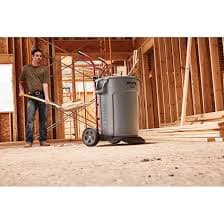 Rubbermaid Commercial Products BRUTE 44 Gallon Gray Plastic Indoor/Outdoor Detached Lid Trash Can in the Trash Cans department at Lowes.com