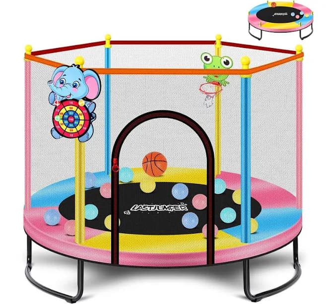 LASTJumper 60" Pink Indoor Trampoline