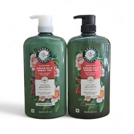 Herbal Essences Sulfate Free Argan Oil & Green Tea Shampoo & Conditioner Set