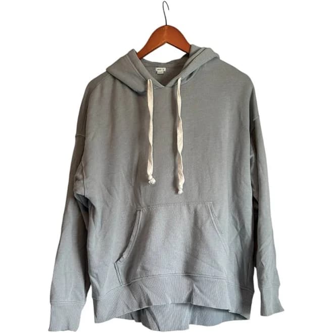Aerie Tops | [Aerie] Pale Blue Relaxed Pullover Hoodie | Color: Blue | Size: S | Brahnke's Closet