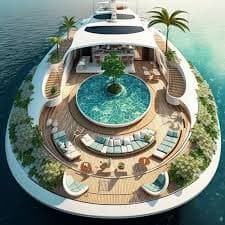 Luxury Yacht Deck Architecture Designs Midjourney Prompt | PromptBase