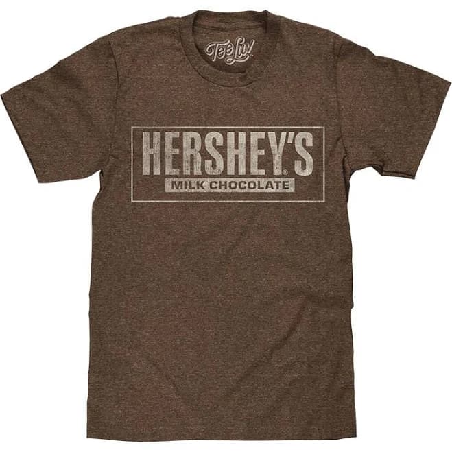 Hershey Men's Milk Chocolate Short Sleeve Tee