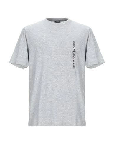 Diesel Man Grey T-Shirt Cotton