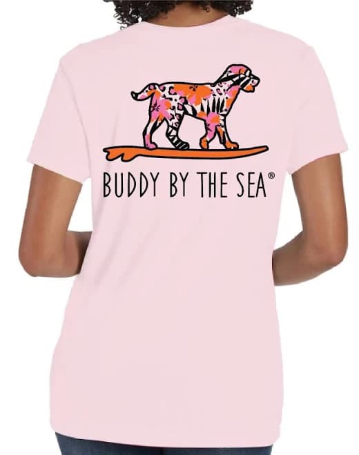 Buddy by The Sea Ladies Cotton Hibiscus Candy