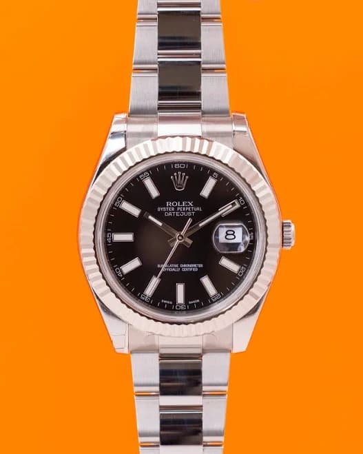 Rolex Fluted Bezel Stainless Steel