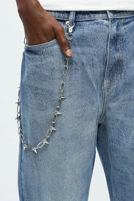 Fashion Nova Men's Headliner Pant Chain Necklace