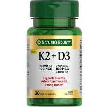Nature's Bounty Vitamin K2 + D3