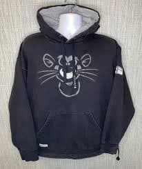 Disneyland Resort Mens Black Fleece Lined Pullover Hoodie Size XL