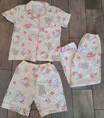 Hello Kitty Pajama Set includes top, shorts, | Mercari
