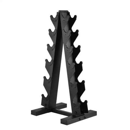 100lb Dumbbell Set with A-Frame Rack, Adjustable Weight Pairs for Muscle Toning and Commercial Gym Use, Black