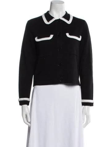 La Maille Sezane Merino Wool Evening Jacket