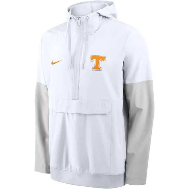 Nike Men's Tennessee Volunteers Anorak Half-Zip Hoodie Jacket