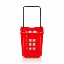 Grocery Basket to Pull | Antibacterial Handle