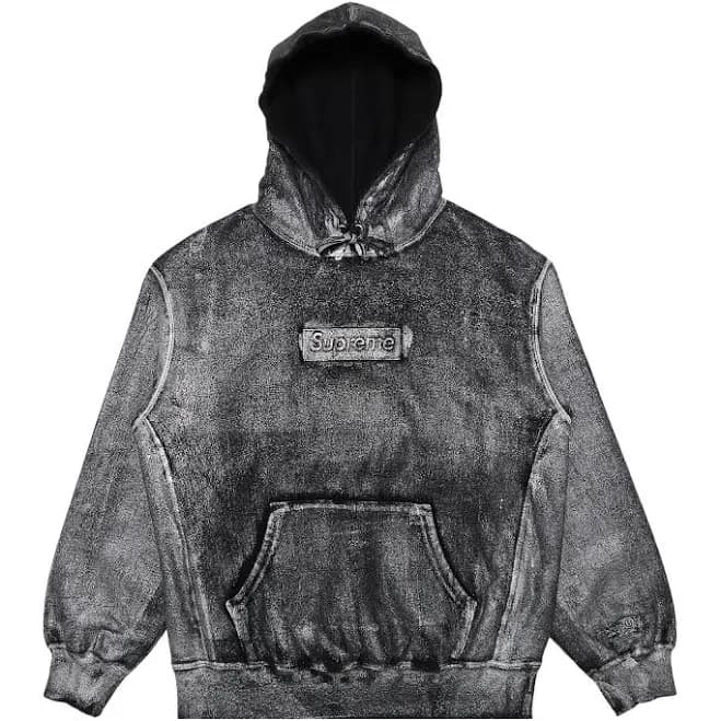 Supreme x MM6 Maison Margiela Foil Box Sweatshirt