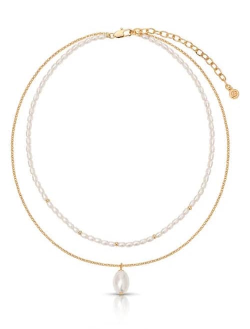 Ettika Pacific Pearl Layered Necklace