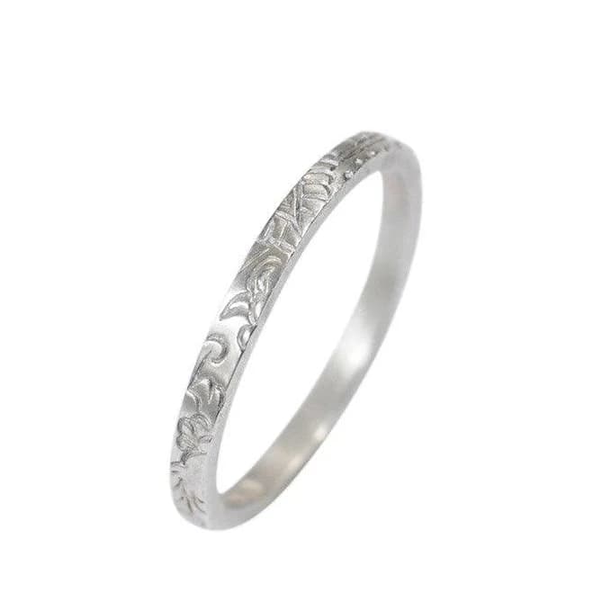 Sterling Silver Paisley Band
