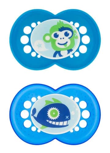 Mam Cartoon Orthodontic Silicone Pacifiers