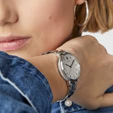 Steel Rond Color Watch with white-gradient zirconias | TOUS