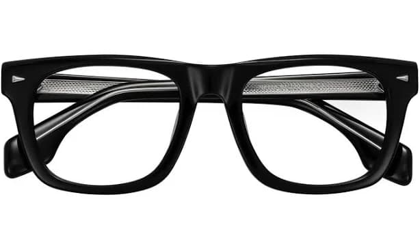 Flat-Top Acetate Square Full-Rim Eyeglasses