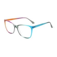 Amazon.com: URISMO Elegantes y coloridos anteojos de lectura para mujer, ultra claro, con bloqueo de luz azul, ligeros, antirreflejos (color C1, tamaño: +350) : Salud y Hogar
