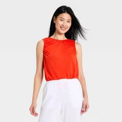 A New Day Women's Bubble Hem Tank Top