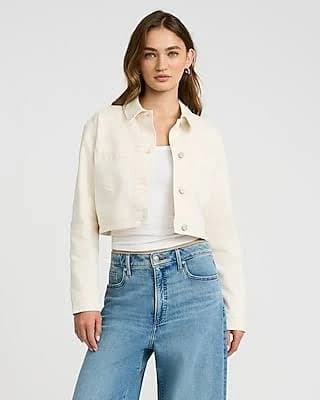 Express Women's Cropped Denim Jacket