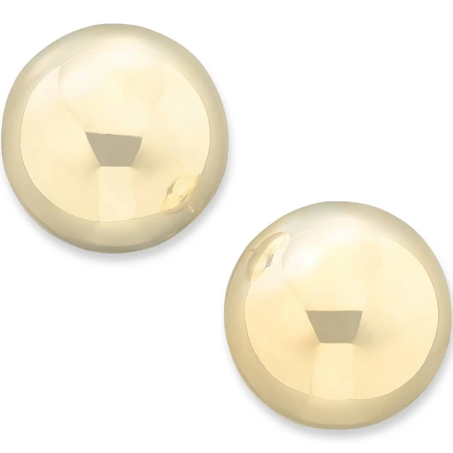 Macy's 14K Yellow Gold Ball Stud Earrings