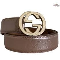Authentic Gucci Pink Microguccissima Patent Leather Interlocking G Belt 80/32