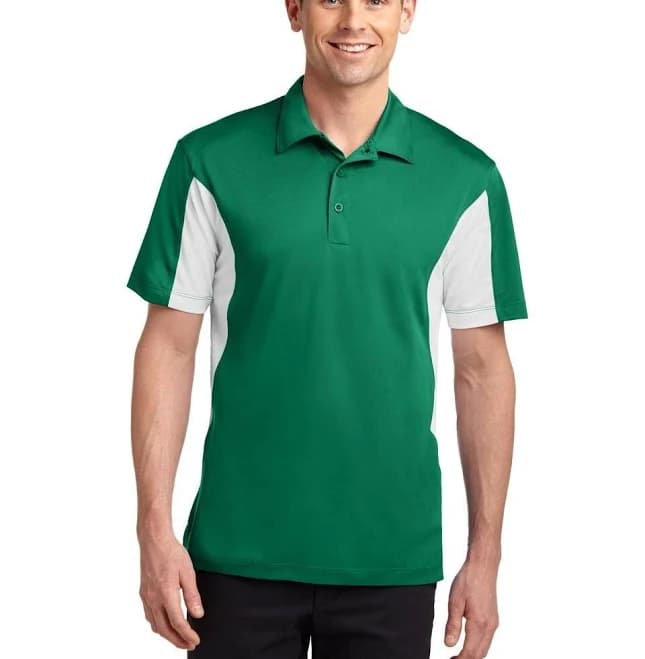 Sport Tek Men's Side Blocked Micropique Sport Wick Polo ST655