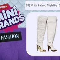 88 Beige Thigh High Boots - Minibrands | Mercari