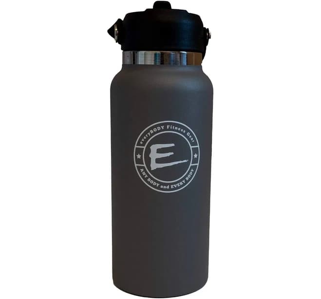 Dark Gray Stainless Steel Water Bottle/ Drinking Flask