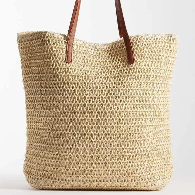 Vero Moda Large Straw Tote Beachbag
