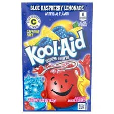 Kool-Aid Drink Mix Blue Raspberry Lemonade Unsweetened - Makes 2 Quarts