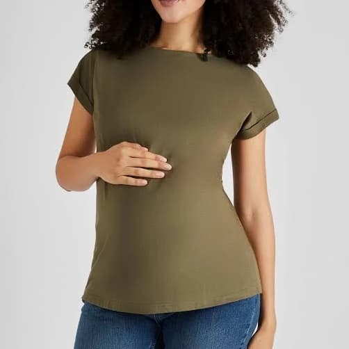 Jojo Maman Bébé Boyfriend Cotton Maternity T-Shirt