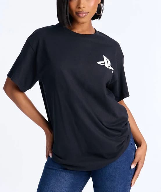 Fashion Nova Oversized Graphic T-Shirt