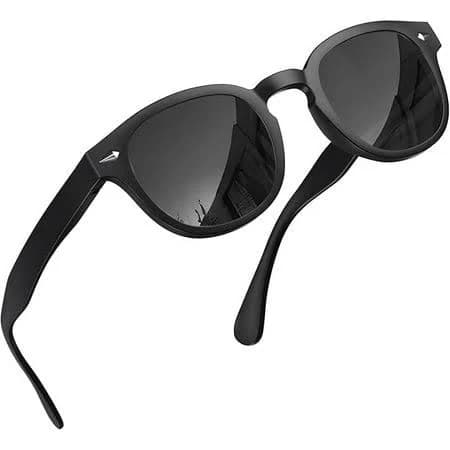 Grinderpunch Polarized Classic Round Sunglasses