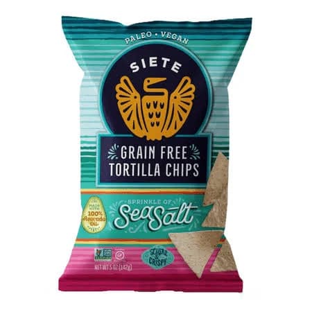 Sietey Family Foods Grain Free Tortilla Chips with Sprinkle of Sea Salt