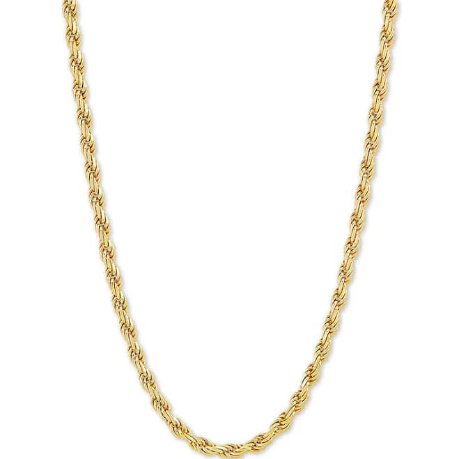 Giani Bernini Women's 18k Gold-Plated Sterling Silver Rope Link Chain Necklace