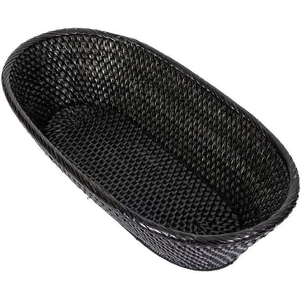 Artifacts Rattan Oval Bread Basket