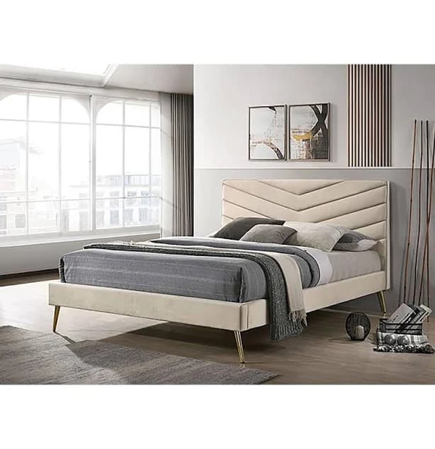 Vivar Upholstered Bed Furniture of America