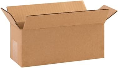 10x4x4 Pack of 50 Corrugated Cardboard Packing Shipping Mailing Moving Carton Boxes