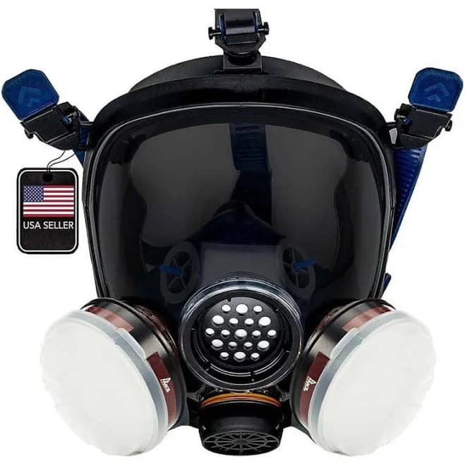 Parcil Safety PD-100 Gas Mask for Full Face Protection