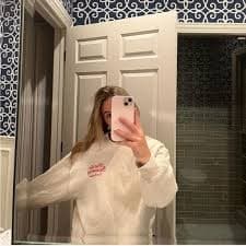 PacSun | Tops | Pacsun White Sweatshirt With Red Graphic | Poshmark
